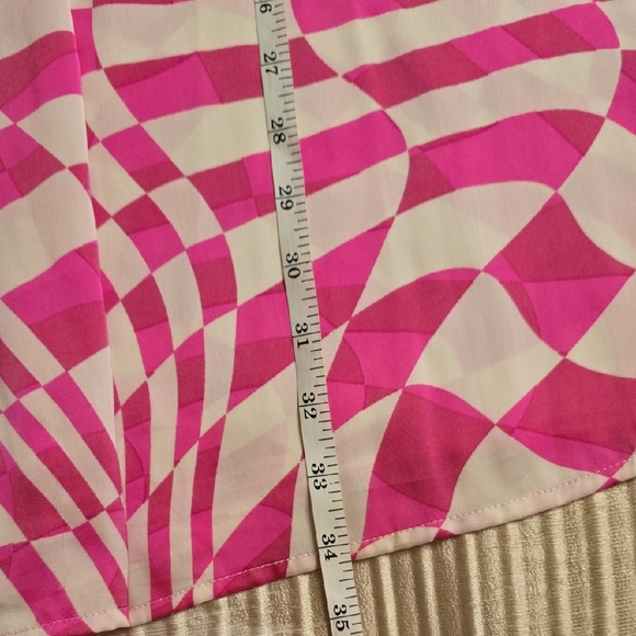 ODDY Pink and White Swirl Mini Dress - Picture 9 of 15